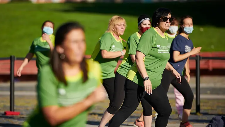 VII Marcha Navarra Contra el Cáncer 2021 en Pamplona. PABLO LASAOSA