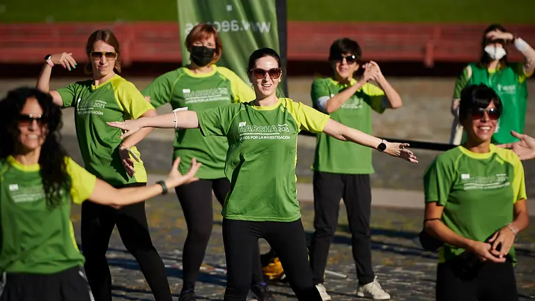 VII Marcha Navarra Contra el Cáncer 2021 en Pamplona. PABLO LASAOSA