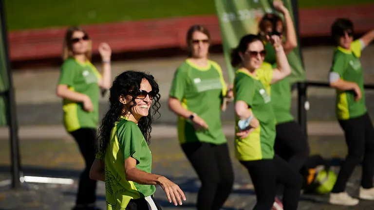 VII Marcha Navarra Contra el Cáncer 2021 en Pamplona. PABLO LASAOSA