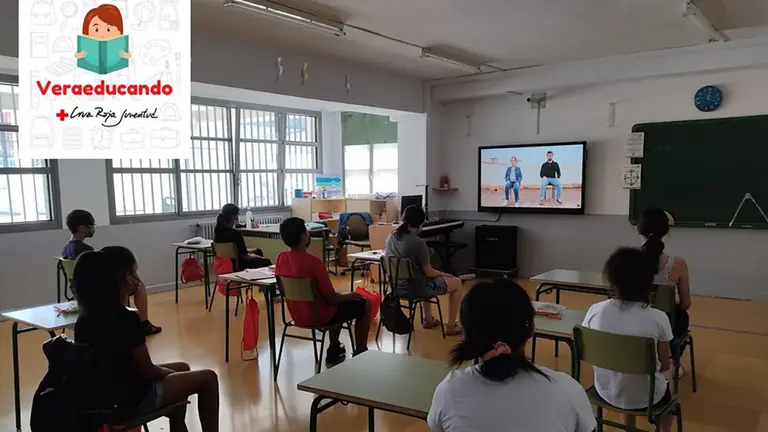 Imagen del programa Veraeducando, de Cruz Roja en Navarra. CEDIDA