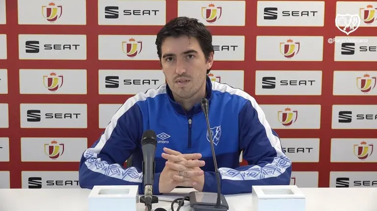 Andoni Iraola es el entrenador del Rayo Vallecano. Europa Press.