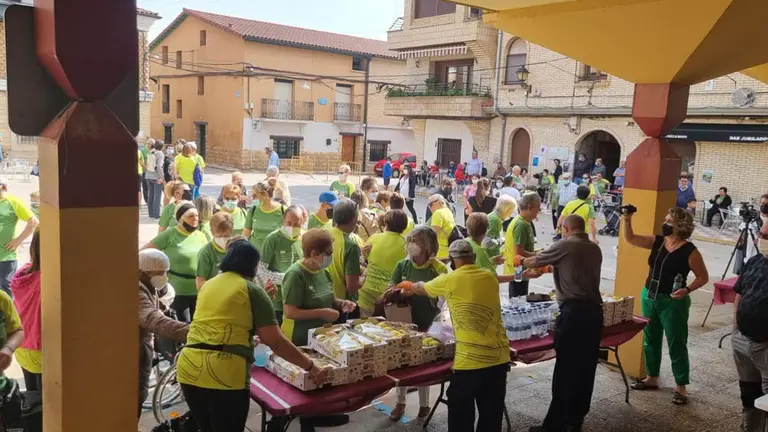 Acto en Cadreita para apoyar la lucha contra el cáncer. CEDIDA
