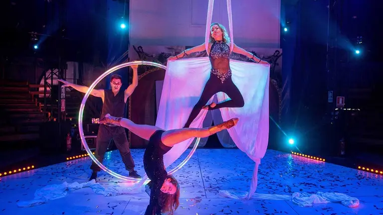 El circo en Sendaviva. CEDIDA