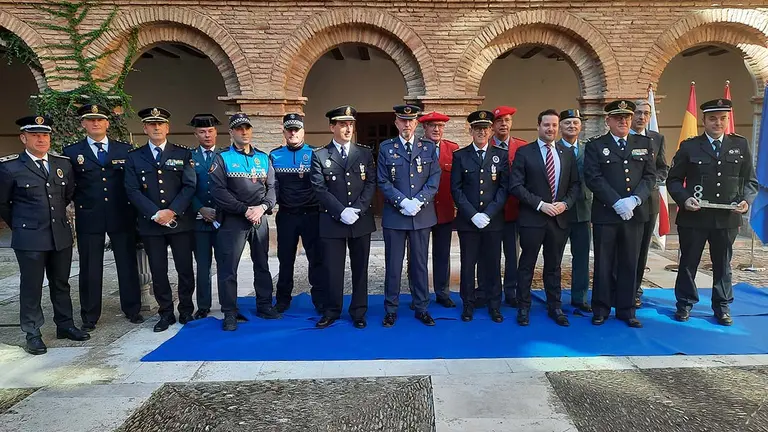 La Policía Local de Tudela entrega sus medallas y diplomas. CEDIDA