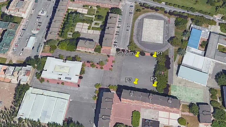 Patio del colegio público de Ermitagaña. AYUNTAMIENTO DE PAMPLONA