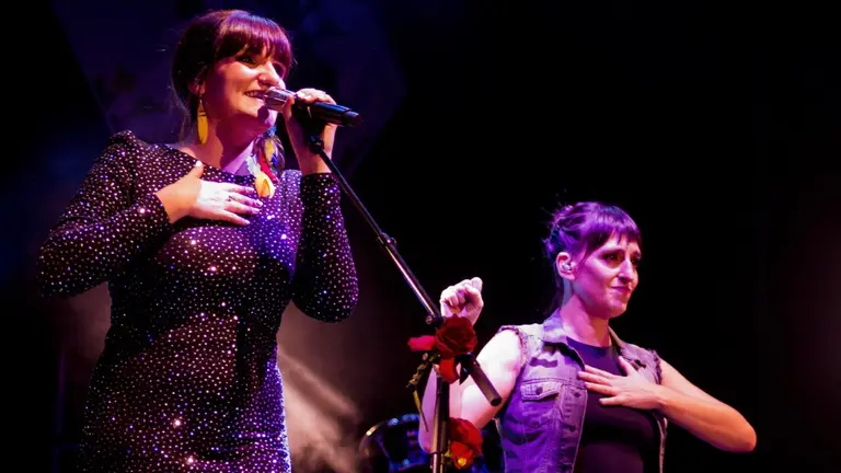 Rozalén en un concierto. EUROPA PRESS/LUIS A. SÁNCHEZ VALERIANO