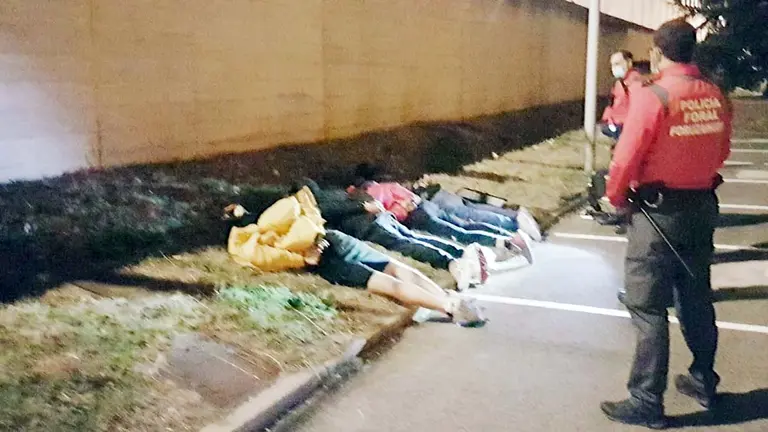 Detenidos por la Policía Foral cuando intentaban acceder a Refena para robar.