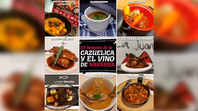 Cazuelicas finalistas de la XX Semana de la Cazuelica en Navarra. CEDIDA