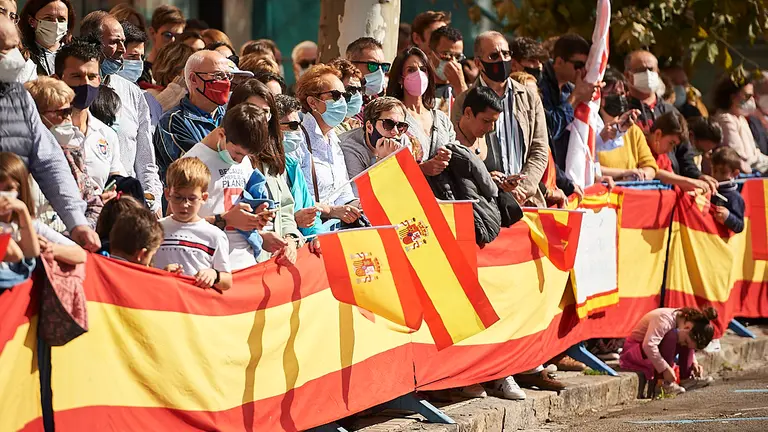 La Guardia Civil celebra el día de su patrona en Pamplona. PABLO LASAOSA