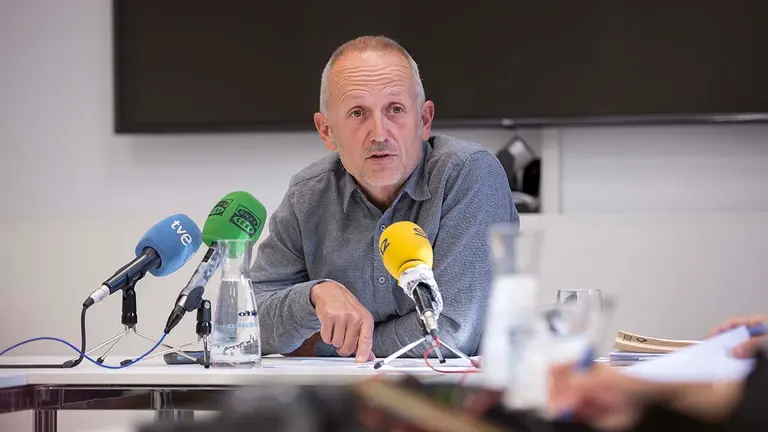 El presidente de la Mancomunidad de la Comarca de Pamplona (MCP), David Campión. CEDIDA