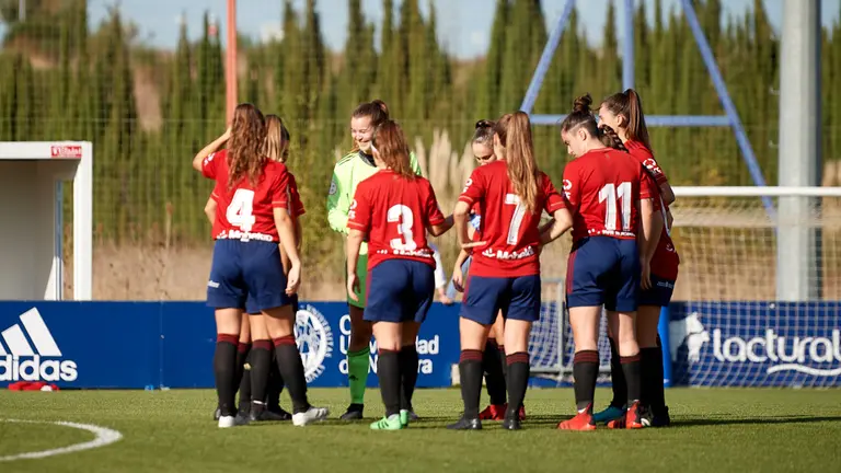 Partido entre Osasuna Femenino 1ª Nacional - Añorga disputado en las instalaciones de Tajonar. MIGUEL OSÉS