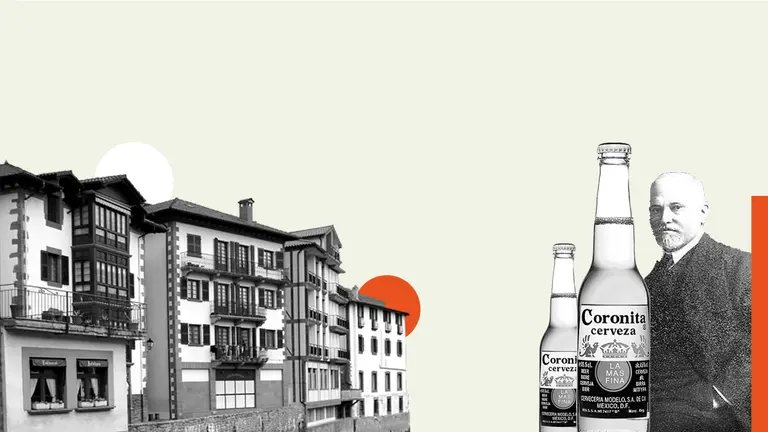 Braulio Iriarte Goyeneche, inventor de la cerveza Coronita. MONTAJE