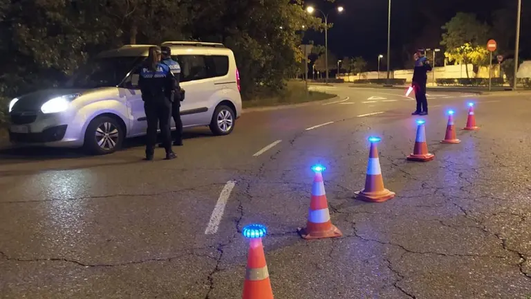 Control de policía en Tudela POLICÍA MUNICIPAL DE TUDELA