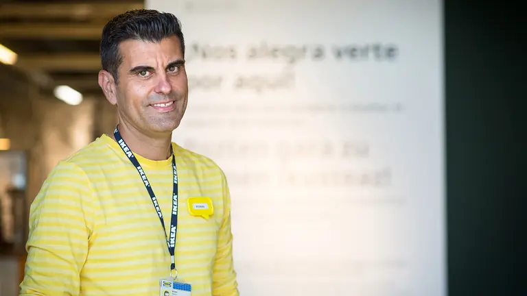 Román Blanco, nuevo director de la tienda IKEA Pamplona. CEDIDA
