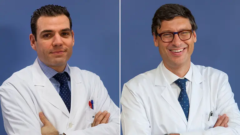 Dr. Gil Bazo y Dr. González codirectores Oncología Médica Clínica Universidad de Navarra. CEDIDA