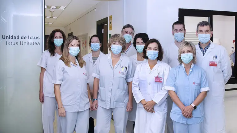 Profesionales que atienden en la Unidad de Ictus del Hospital Universitario de Navarra - GOBIERNO DE NAVARRA