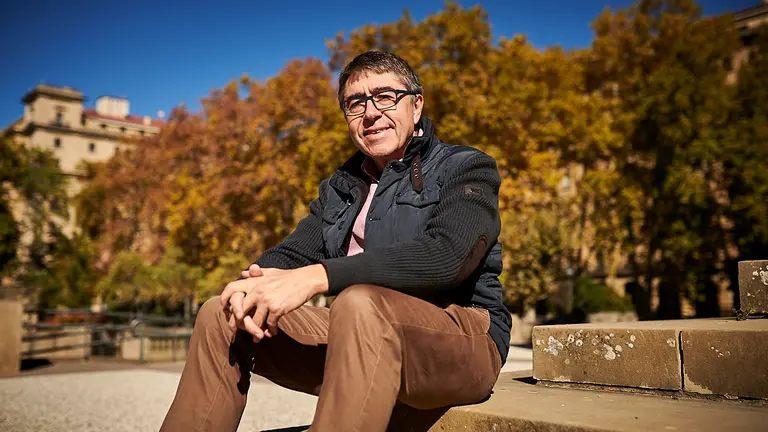 Eduardo López Dóriga, presidente de Sociedad Civil Navarra. PABLO LASAOSA