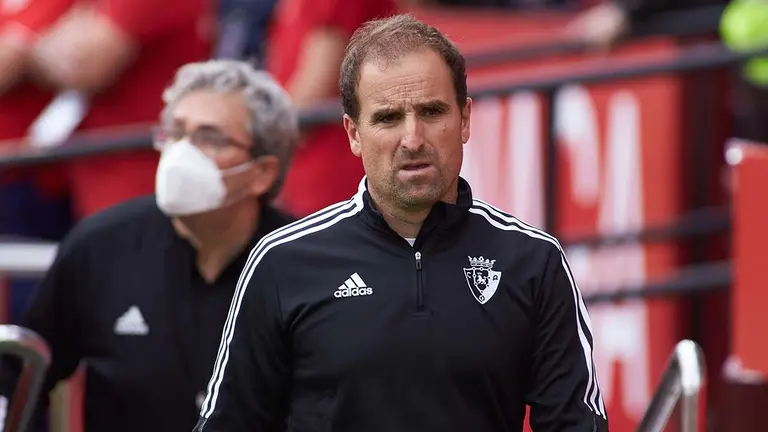 Jagoba Arrasate es el entrenador de Osasuna. Foto Europa Press.