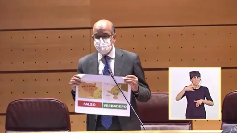 El senador de UPN, Alberto Catalán. CEDIDA