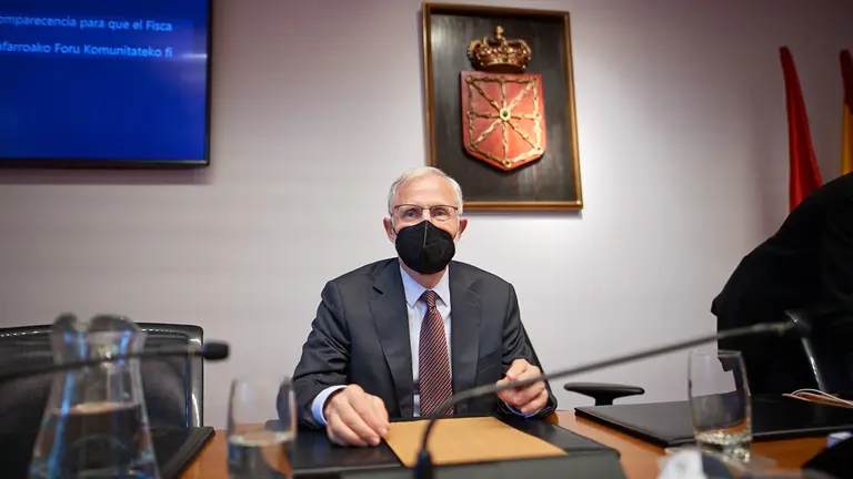 Comisión de Políticas Migratorias y Justicia del Parlamento de Navarra. Comparecencia para que el fiscal superior de Navarra presente la memoria correspondiente al año 2020. MIGUEL OSÉS