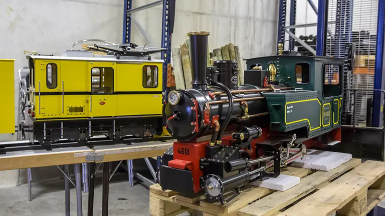 Maquetas de trenes que se instalarán en Trinitarios. AYUNTAMIENTO DE PAMPLONA