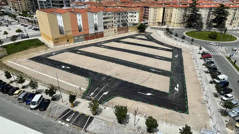 Nuevo aparcamiento en La Milagrosa. AYUNTAMIENTO DE PAMPLONA