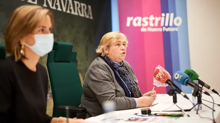 Presentación de la 26ª edición del Rastrillo de la Asociación Navarra Nuevo Futuro. MIGUEL OSÉS