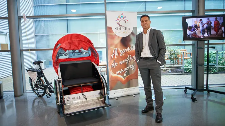 Entrevista y reportaje Solera Asistencia con el gerente Borja Macaya en la residencia de La Vaguada de San Juan. MIGUEL OSÉS