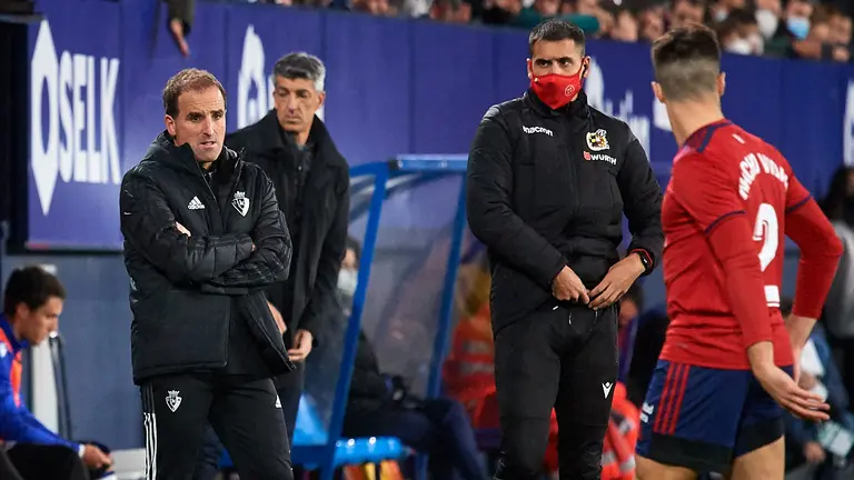 Partido entre Osasuna y Real Sociedad correspondiente a la jornada número 13 disputado en el estadio de El Sadar. MIGUEL OSÉS