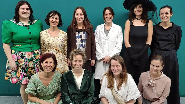 Una imagen de la obra de teatro “Yo quiero ser científica”, que se representará en el Planetario de Pamplona en Semanas de la Ciencia. UPNA