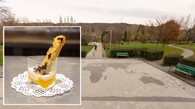 El Bar Baigorri, oro en la Semana del Pincho de la Chantrea con su 'Tigre Bai'. ANAPEH