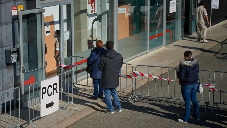 Instalaciones de FOREM del Servicio Navarro de Salud donde se realizan pruebas PCR y se vacuna. MIGUEL OSÉS