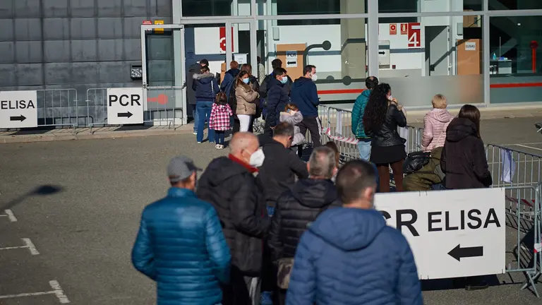 Instalaciones de FOREM del Servicio Navarro de Salud donde se realizan pruebas PCR y se vacuna. MIGUEL OSÉS