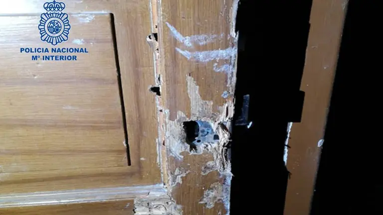 Foto de archivo de un allanamiento de morada. POLICÍA NACIONAL