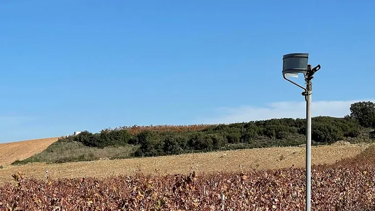 Aspersor en Larraga. GOBIERNO DE NAVARRA