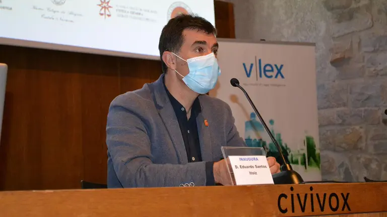 El consejero de Políticas Migratorias y Justicia del Gobierno de Navarra, Eduardo Santos - GOBIERNO DE NAVARRA