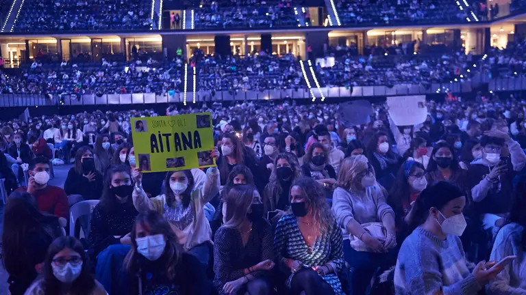 Concierto de Aitana en Navarra Arena de Pamplona. MIGUEL OSÉS