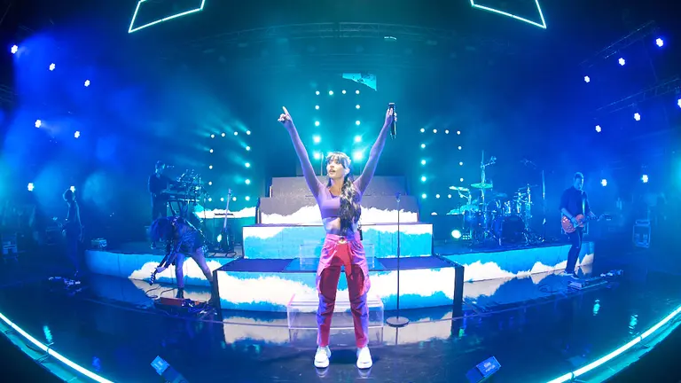 Concierto de Aitana en Navarra Arena de Pamplona. MIGUEL OSÉS