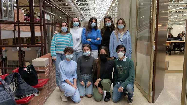 Estudiantes de Diseño que han presentado los proyectos. UNIVERSIDAD DE NAVARRA