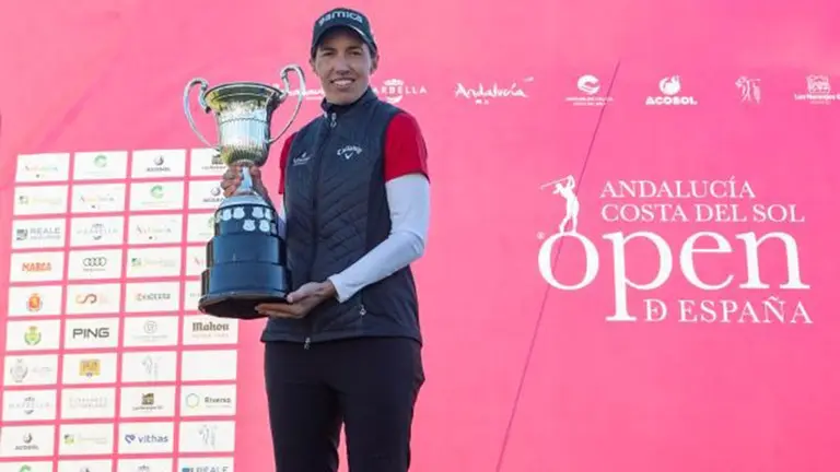Carlota Ciganda, brillante campeona del Open de España.