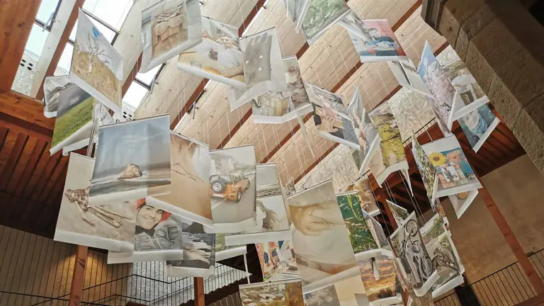 Exposici&oacute;n Dar luz al dolor que puede verse en Condestable hasta el pr&oacute;ximo mes de enero. AYUNTAMIENTO DE PAMPLONA