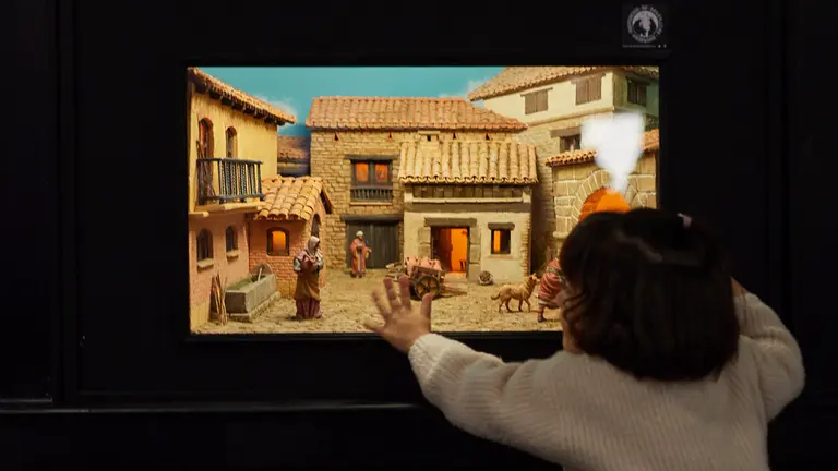 Exposición navideña de belenes en el Baluarte de Pamplona. MIGUEL OSÉS