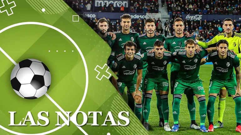 Las notas de los jugadores de Osasuna contra el Levante.