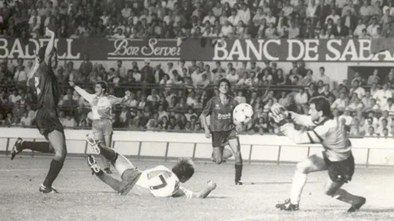 Partido Sabadell - Osasuna el 19 de junio de 1987 en la Nova Creu Alta. Jordipress blogspot