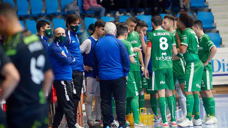 Partido de la Liga Nacional de Fútbol Sala entre Osasuna Magna Xota y Palma Futsal disputado en el pabellón Anaitasuna de Pamplona. IÑIGO ALZUGARAY