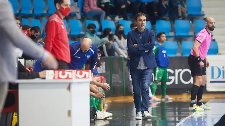 Partido de la Liga Nacional de Fútbol Sala entre Osasuna Magna Xota y Palma Futsal disputado en el pabellón Anaitasuna de Pamplona. IÑIGO ALZUGARAY