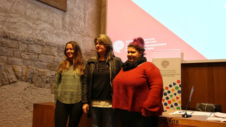 Rueda de prensa de la Red Navarra de Lucha contra la Pobreza y la Exclusión Social  para valorar el Anteproyecto de Presupuesto Generales de Navarra para 2022.