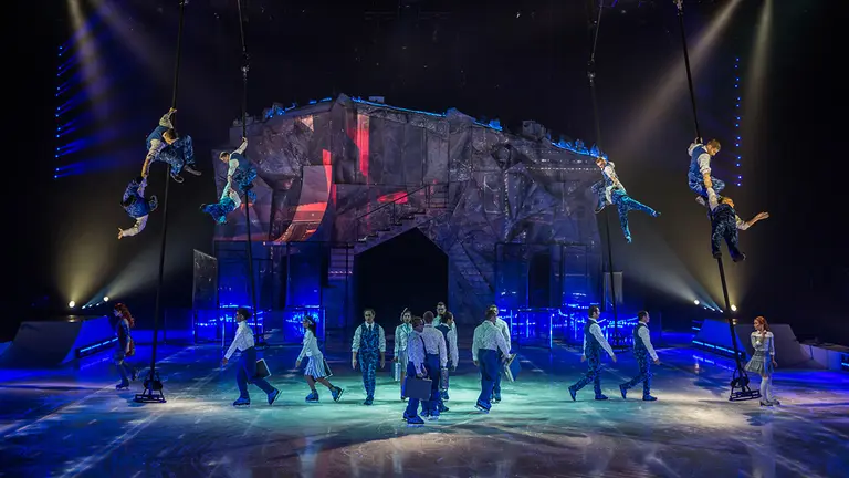 Un momento del espect&aacute;culo Crystal del Circo del Sol. CEDIDA