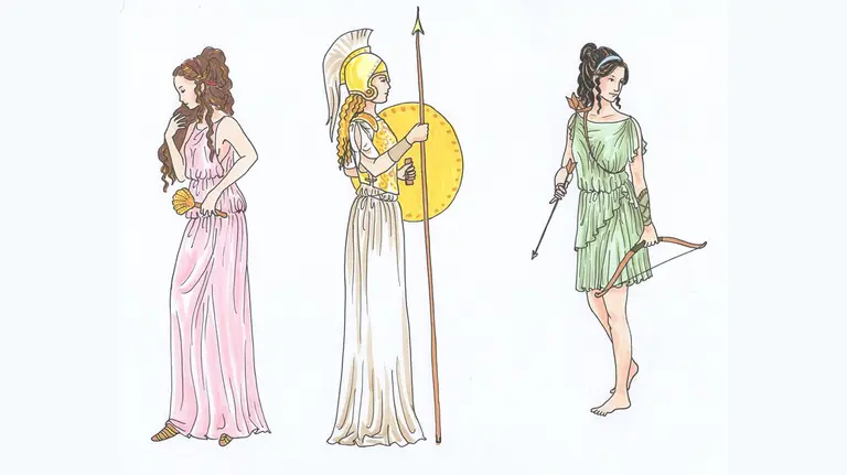 Ilustraci&oacute;n que representa a distintas Diosas. CEDIDA