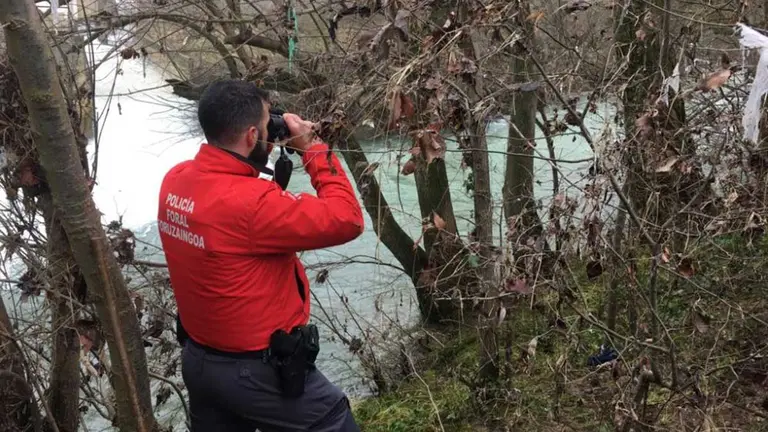 Dispositivo de b&uacute;squeda del hombre desaparecido en Estella POLIC&Iacute;A FORAL